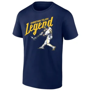 MILWAUKEE LEGEND SHIRT Milwaukee Baseball Christian Yelich Milwaukee Brewers 2025