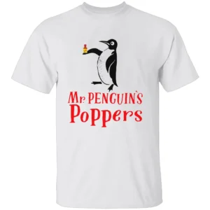 Mr. Penguin's Poppers Shirt Funny Penguin x Poppers Super Rush W