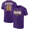 NATIONAL CHAMPIONS SCHEDULE & SCORES SHIRT 2025 NCAA Baseball Men's College World Series Champions LSU Tigers