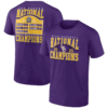 NATIONAL CHAMPIONS SCHEDULE SHIRT 2025 NCAA Baseball Men's College World Series Champions LSU Tigers