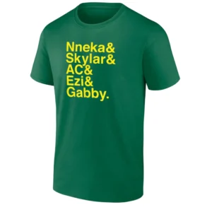 Nneka& Skylar& AC& Ezi& Gabby Shirt Ampersand Stars 2025 Seattle Storm