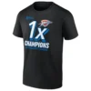 OKC 1X CHAMPIONS SHIRT 2025 NBA Champions Oklahoma City Thunder