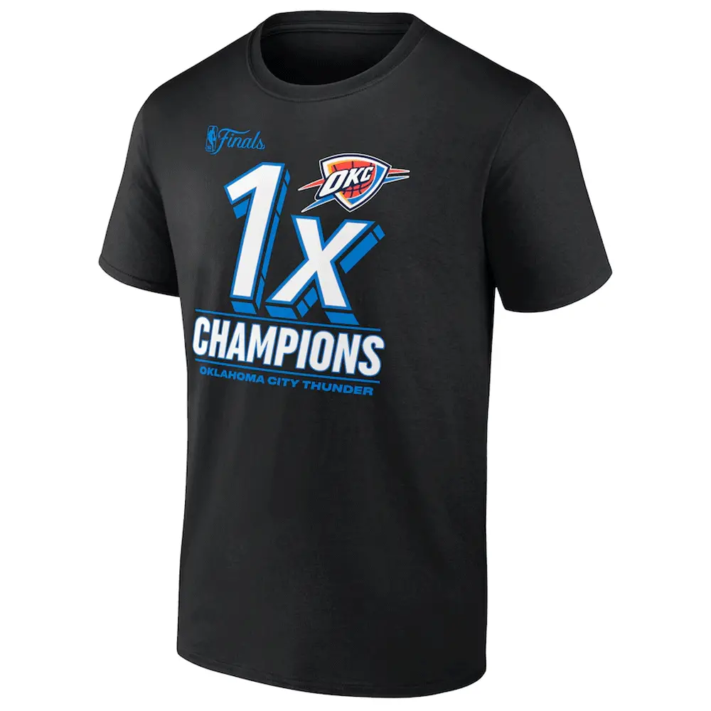 OKC 1X CHAMPIONS SHIRT 2025 NBA Champions - Oklahoma City Thunder OKC 1X CHAMPIONS SHIRT 2025 NBA Champions Oklahoma City Thunder