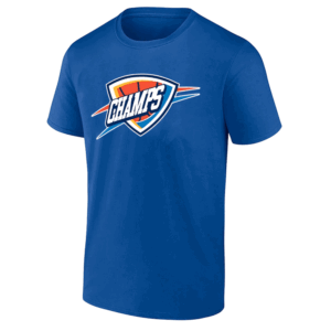OKC CHAMPS LOGO SHIRT 2025 NBA Champions Oklahoma City Thunder R
