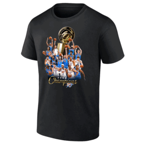 OKLAHOMA BASKETBALL CHAMPIONS TEAM SHIRT 2025 NBA Finals Champions Oklahoma City Thunder b