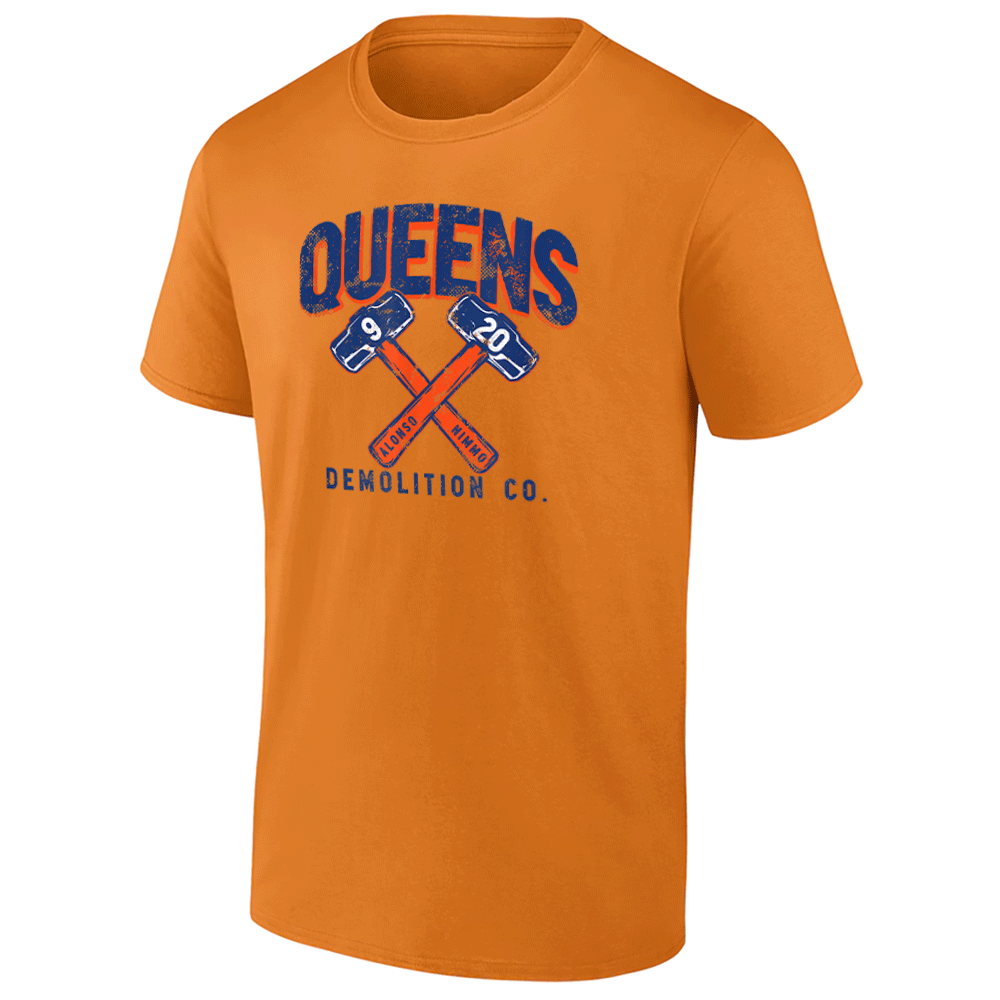QUEEN DEMOLITION CO. SHIRT Pete Alonso & Brandon Nimmo - New York Mets Power Duo O QUEEN DEMOLITION CO. SHIRT Pete Alonso & Brandon Nimmo New York Mets Power Duo O