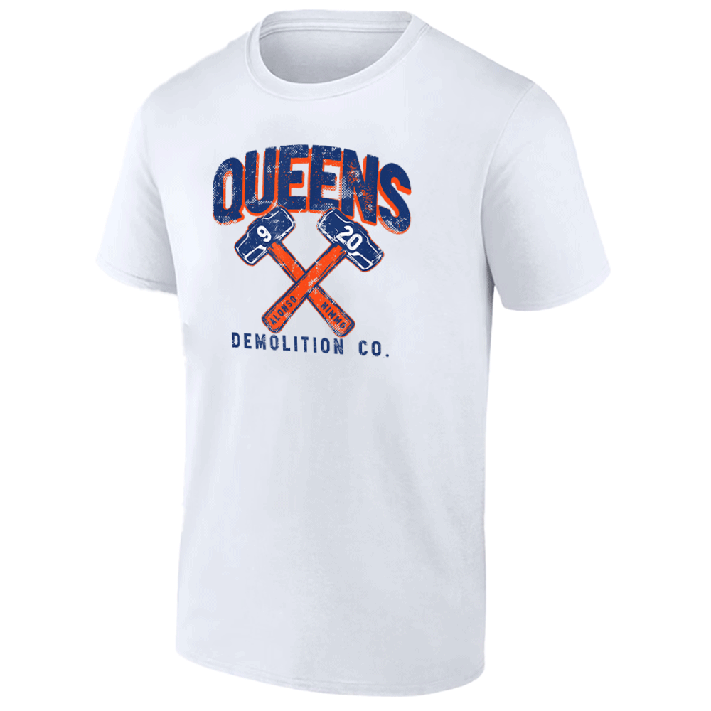 QUEEN DEMOLITION CO. SHIRT Pete Alonso & Brandon Nimmo - New York Mets Power Duo W QUEEN DEMOLITION CO. SHIRT Pete Alonso & Brandon Nimmo New York Mets Power Duo W