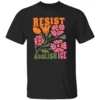 RESIST ABOLISH ICE SHIRT Subtle Protest Tee Support Immigrants & Refugees Anti ICE B