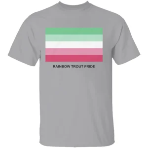 Rainbow Trout Pride Shirt Abrosexual Flag Colors LGBT Pride Month 2025 G