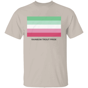 Rainbow Trout Pride Shirt Abrosexual Flag Colors LGBT Pride Month 2025 S