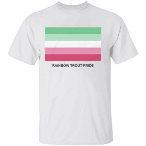 Rainbow Trout Pride Shirt Abrosexual Flag Colors LGBT Pride Month 2025 W