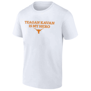 TEAGAN KAVAN IS MY HERO SHIRT 2025 NCAA Women's College World Series Teagan Kavan Texas Longhorns W