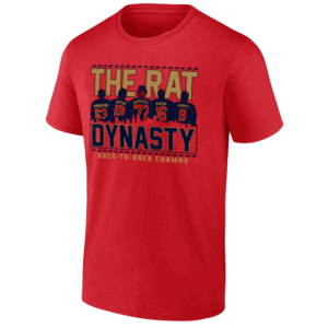 THE RAT DYNASTY BACK TO BACK CHAMPS SHIRT 2025 Stanley Cup Champions Florida Panthers