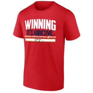 WINNING IT’S ADDICTIVE SHIRT Florida Panthers 2025 Stanley Cup Champions Tee Matthew Tkachuk Dynasty Edition