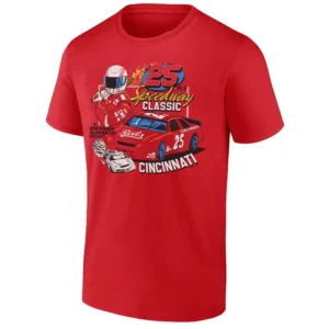 2025 MLB SPEEDWAY CLASSIC SHIRT Cincinnati Reds – Baseball Meets Motorsports Tee