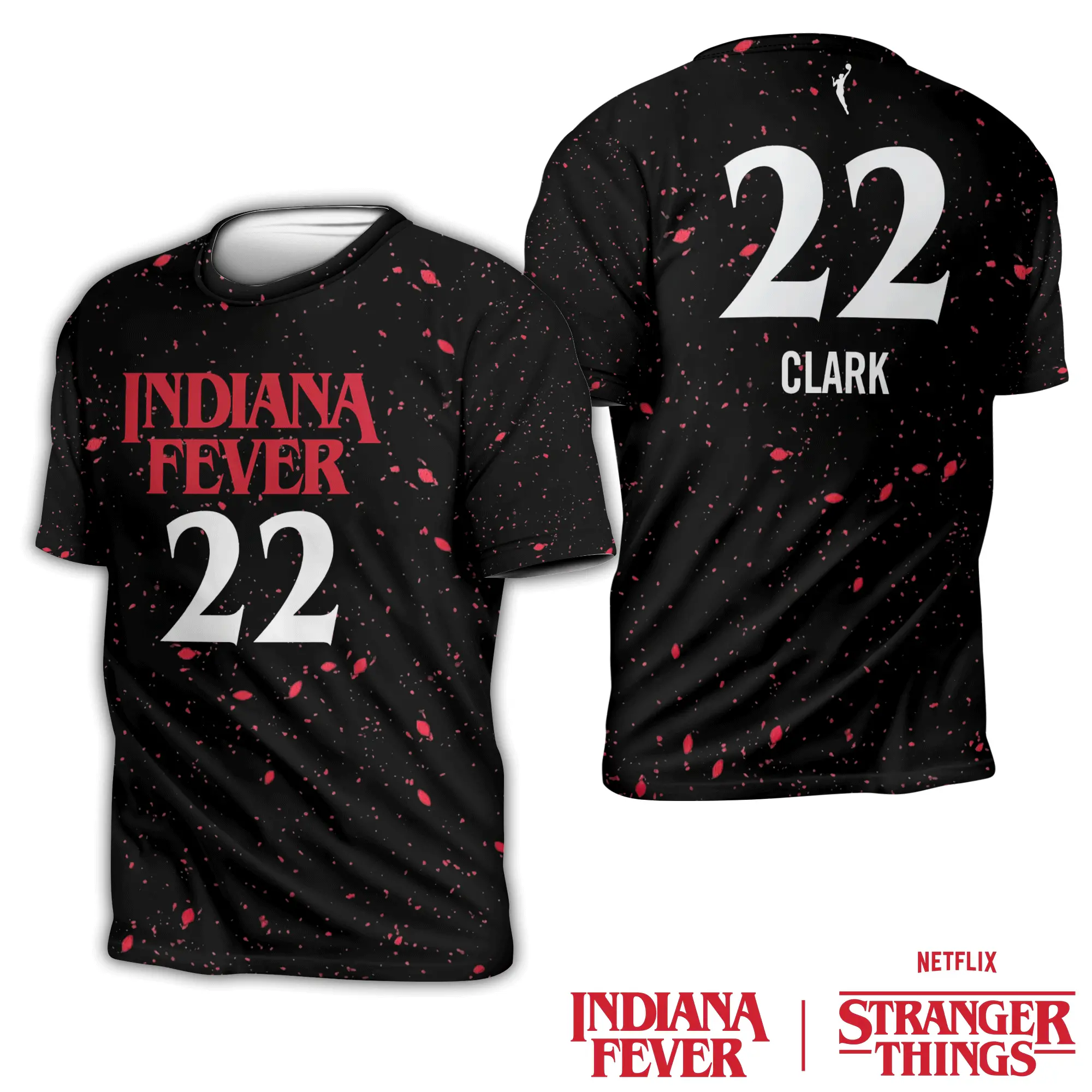 #22 CAITLIN CLARK T-SHIRT JERSEY Stranger Things x Indiana Fever Collaboration Tee – Basketball & Pop Culture Fusion #22 CAITLIN CLARK T SHIRT JERSEY Stranger Things x Indiana Fever Collaboration Tee – Basketball & Pop Culture Fusion