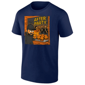 AFTER PARTY SHIRT AFTER PARTY BURGER Funny Anti Social Tee Dax FTR Style Wrestling T Shirt N
