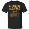 ALLIGATOR ALCATRAZ ESCAPE SHIRT Florida Swamp Parody Tee Political Satire Protest Apparel B