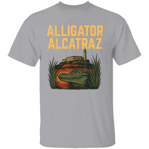 ALLIGATOR ALCATRAZ ESCAPE SHIRT Florida Swamp Parody Tee Political Satire Protest Apparel G