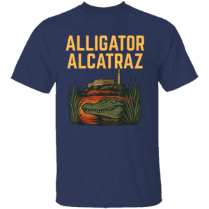 ALLIGATOR ALCATRAZ ESCAPE SHIRT Florida Swamp Parody Tee Political Satire Protest Apparel N