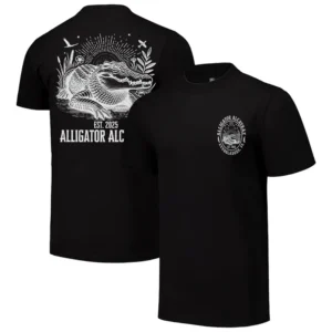 ALLIGATOR ALCATRAZ EST. 2025 SHIRT Florida Everglades Parody Tee – Political Satire Immigration Protest Font&Back Design