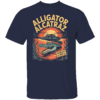 ALLIGATOR ALCATRAZ RESTRICTED SWAMP ZONE SHIRT Florida Swamp Parody Tee Political Satire Protest Apparel N