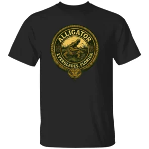 ALLIGATOR FLORIDA EVERGLADES SHIRT Alligator Alcatraz Funny Swamp Escape Tee Florida Gator Humor B