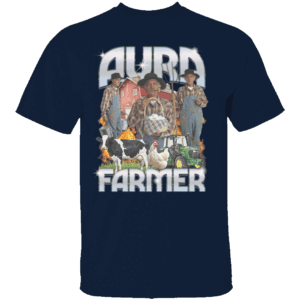 AURA FARMER RAP TEE SHIRT Vintage Hip Hop Inspired Farming Energy T Shirt Urban Streetwear x Country Swagger N