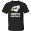 CERTIFIED CINEPHILE SHIRT Drake Inspired Popcorn Tee Movie Lover Streetwear