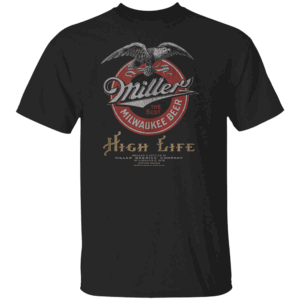 COORS CLASSIC MILLER HIGH LIFE SHIRT Vintage Beer Tee Retro Drinking Shirt for Beer Lovers B