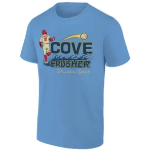 COVE CRUSHER SHIRT Kyle Schwarber Home Run Tee Phillies McCovey Splash Moment Apparel
