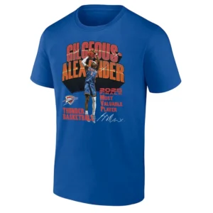 GILGEOUS ALEXANDER 2025 FINALS MVP SHIRT Shai Gilgeous Alexander Tee OKC Thunder Champion Tribute