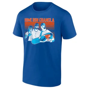 HOME RUN CHANCLA SHIRT – Lindor, Nimmo, & Alonso New York Mets – Baseball Fun Tee – HR Chancla Celebration Shirt