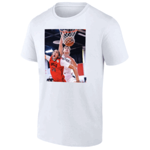 JOHNNY FURPHY DUNKS ON NOA ESSENGUE SHIRT Indiana Pacers Summer League Highlight Tee Aussie Rising Star W