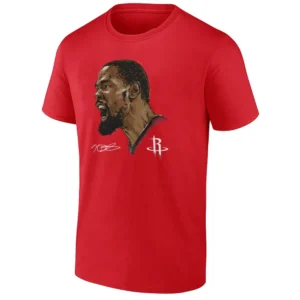KEVIN DURANT PORTRAIT SHIRT Houston Rockets Concept Tee NBA Superstar Fan Art R