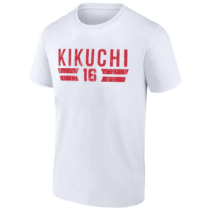 KIKUCHI 16 SHIRT Yusei Kikuchi Los Angeles Angels Tee Vintage Baseball Number T Shirt W