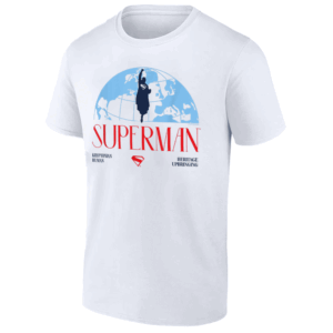 KRYPTONIAN HUMAN HERITAGE UPBRINGING LOGO T SHIRT Superman (2025) Movie Tee Dual Legacy Superman Symbol Shirt DC Comics Krypton Meets Earth Apparel W