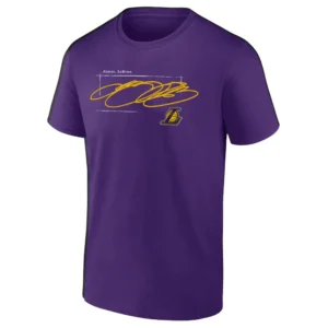 LEBRON SIGNATURE SHIRT LeBron James Los Angeles Lakers Tee P