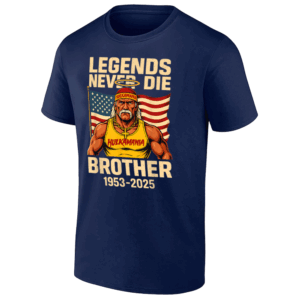 LEGENDS NEVER DIE BROTHER T SHIRT Hulkamania In Memory 1953–2025 – Hulk Hogan Tribute Tee N