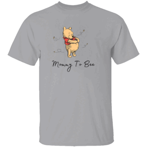 MOMMY TO BEE SHIRT Pooh Bear Design Pregnancy Reveal Sweatshirt – Cute New Mom Gift – Bee Themed Maternity Shirt G