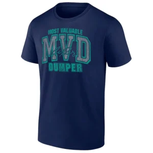 MVD SHIRT MOST VALUABLE DUMPER Cal Raleigh Seattle Mariners Baseball Tee Catcher Tribute Shirt Mariners Fan Apparel