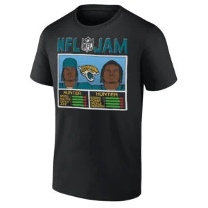 NFL JAM JAGUARS SHIRT Travis Hunter Tee Jacksonville Jaguars Arcade Superstar Edition