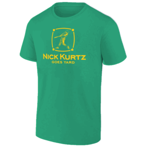 NK GO YARD SHIRT Nick Kurtz Home Run Tee Oakland Athletics