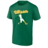 OAKLAND SLUGGER SWING SHIRT Jacob Wilson Athletics Tee A’s Top Prospect Power Swing Tee FG