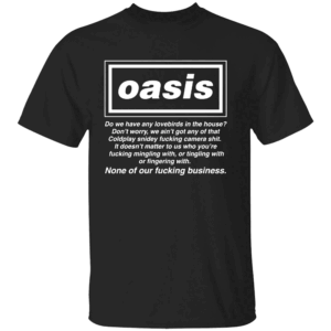 OASIS LIAM GALLAGHER QUOTE SHIRT – Savage Anti Coldplay Speech Tee for Rock Fans