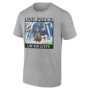 ONE PIECE LAW KID LUFFY SHIRT Inspired by Tom Brady Viral Moment – Anime Pirate Trio Tee G