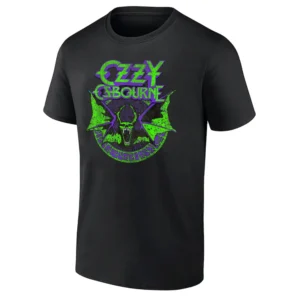 Ozzy Osbourne Bat Circle Neon V2 T Shirt Electric Tribute to the Prince of Darkness