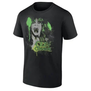 Ozzy Osbourne Speak Vintage Spray T Shirt – Grunge Rock Legend Tee