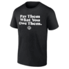 PAY THEM WHAT YOU OWE THEM SHIRT WNBPA Players’ Rights Statement Tee Equal Pay for WNBA Athletes Shirt 2025 WNBA All Star Protest T Shirt