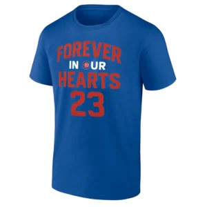 RYNE SANDBERG 23 FOREVER IN OUR HEARTS T SHIRT Chicago Cubs Tribute Tee – Classic Sports Memorial Design